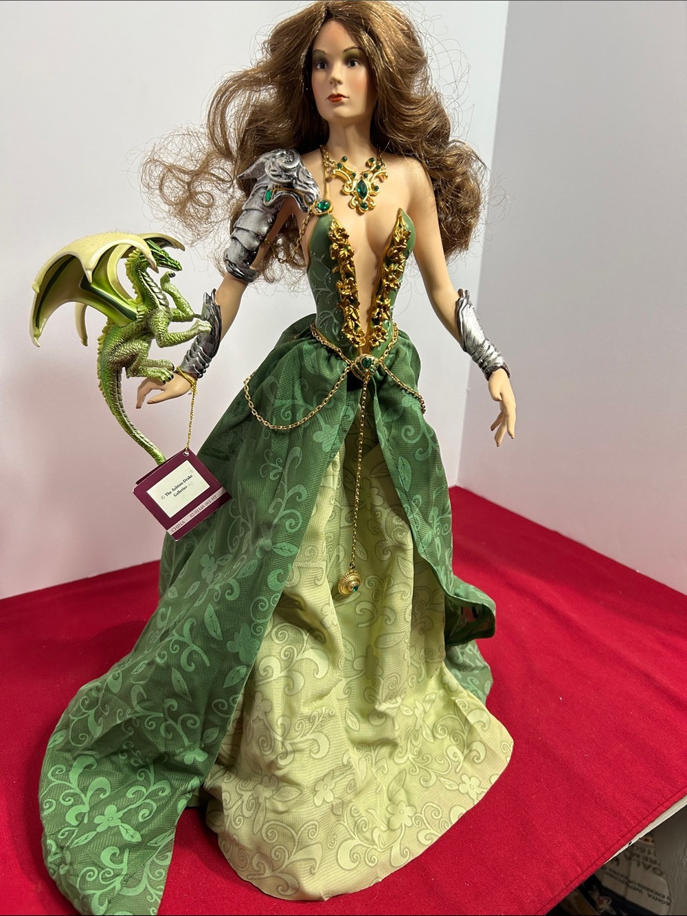 Madame Alexander Green and Gold Dragon Mistress Doll Outfit